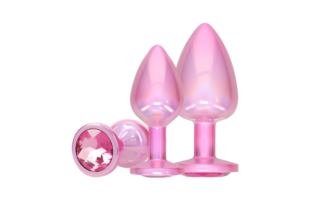 Paris Kollektion Rosa Analplug-Set 3,4 cm – Luxus & Komfort