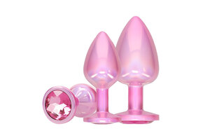 Paris Kollektion Rosa Analplug-Set 3,4 cm – Luxus & Komfort