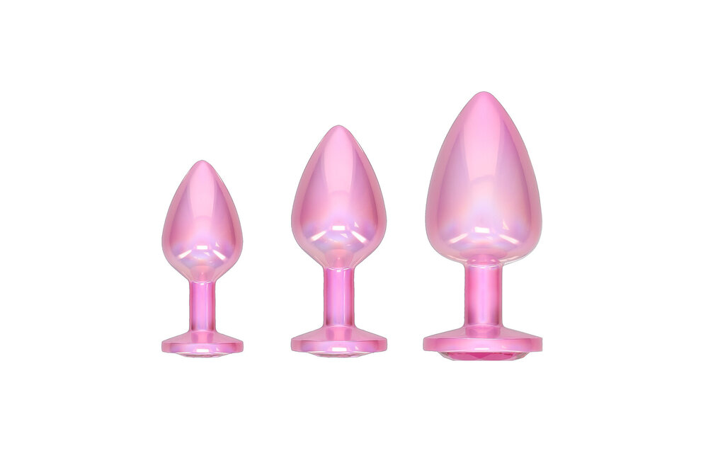 Paris Kollektion Rosa Analplug-Set 3,4 cm – Luxus & Komfort