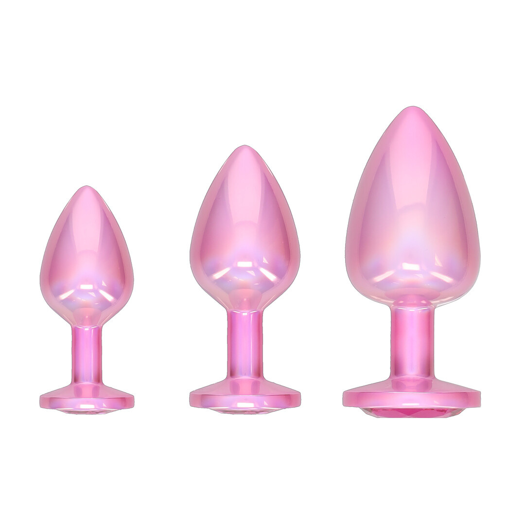 Paris Collectie Roze Anale Plug Set 3,4 cm – Luxe & Comfort