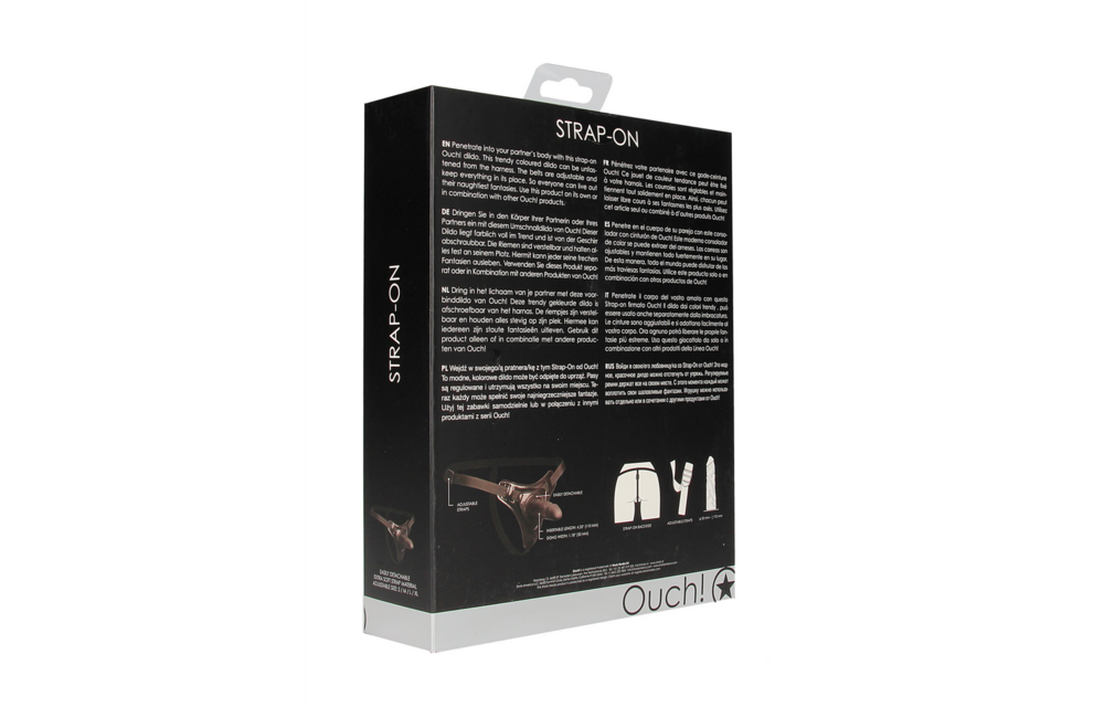 Strap-On Dildo 15 cm | Adjustable & Comfortable Ouch!