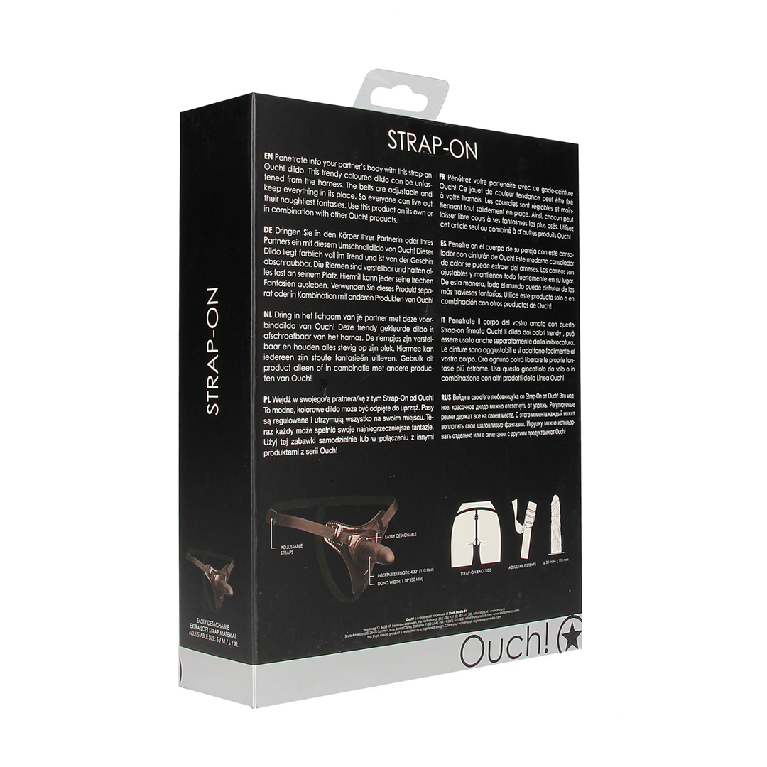 Strap-On Dildo 15 cm | Adjustable & Comfortable Ouch!