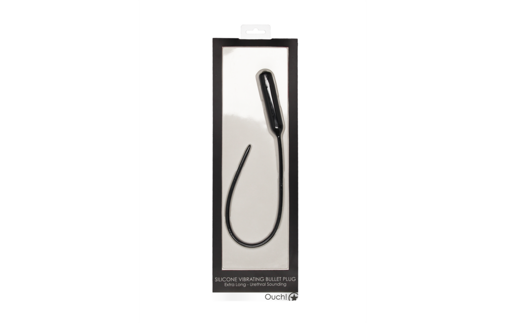 Siliconen Vibrerende Bullet Plug Extra Lang - Ultiem Genot