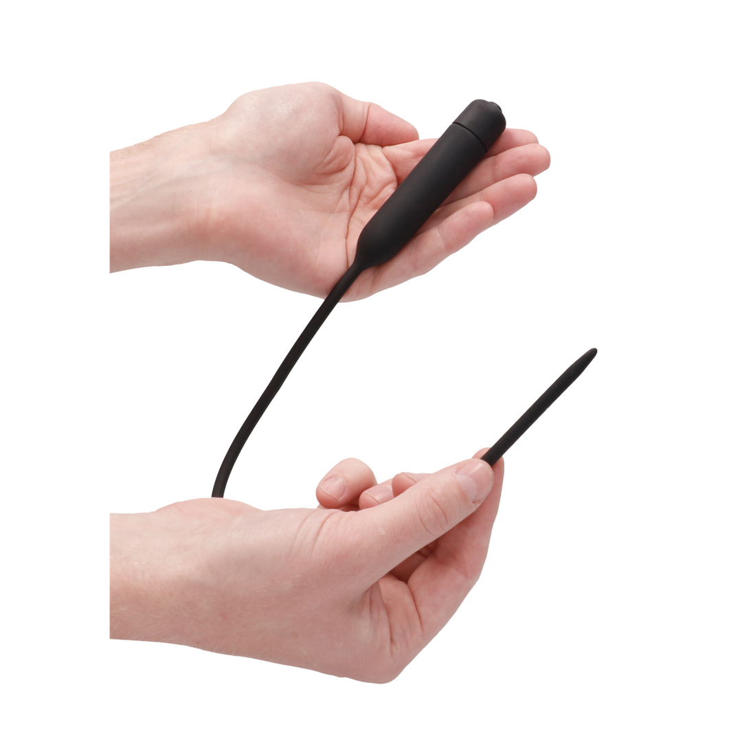 Silicone Vibrating Bullet Plug Extra Long - Ultimate Pleasure