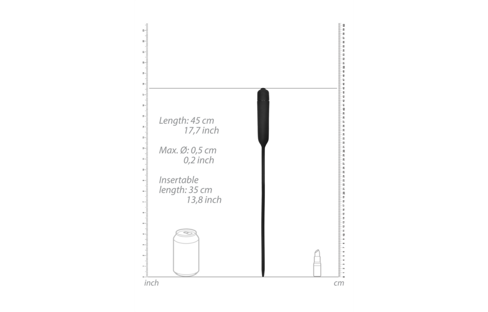 Silicone Vibrating Bullet Plug Extra Long