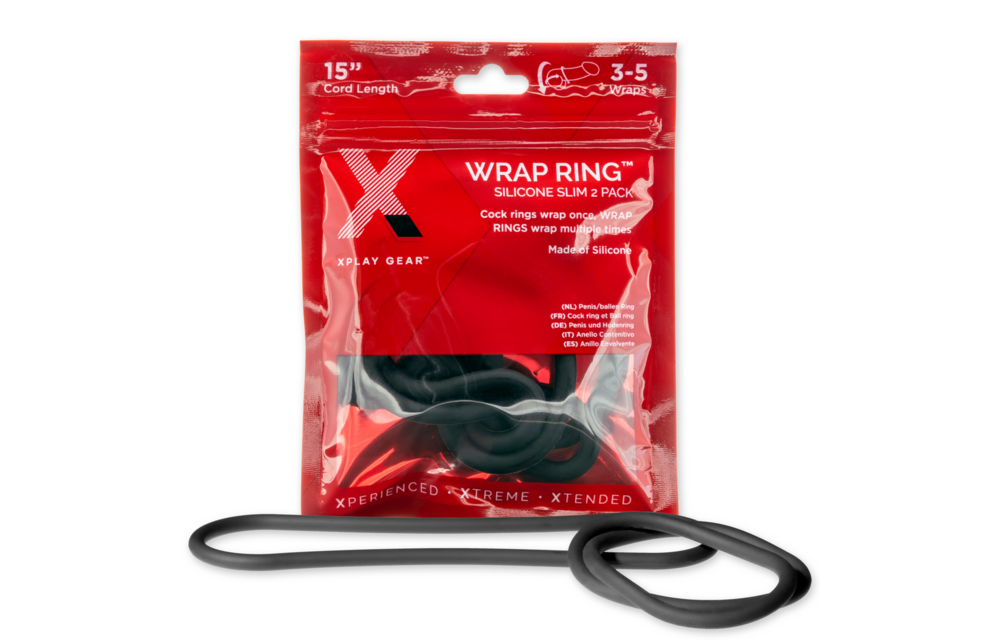 Silicone Slim Wrap Ring Cockring 15/38 cm – Komfort & Kontrolle