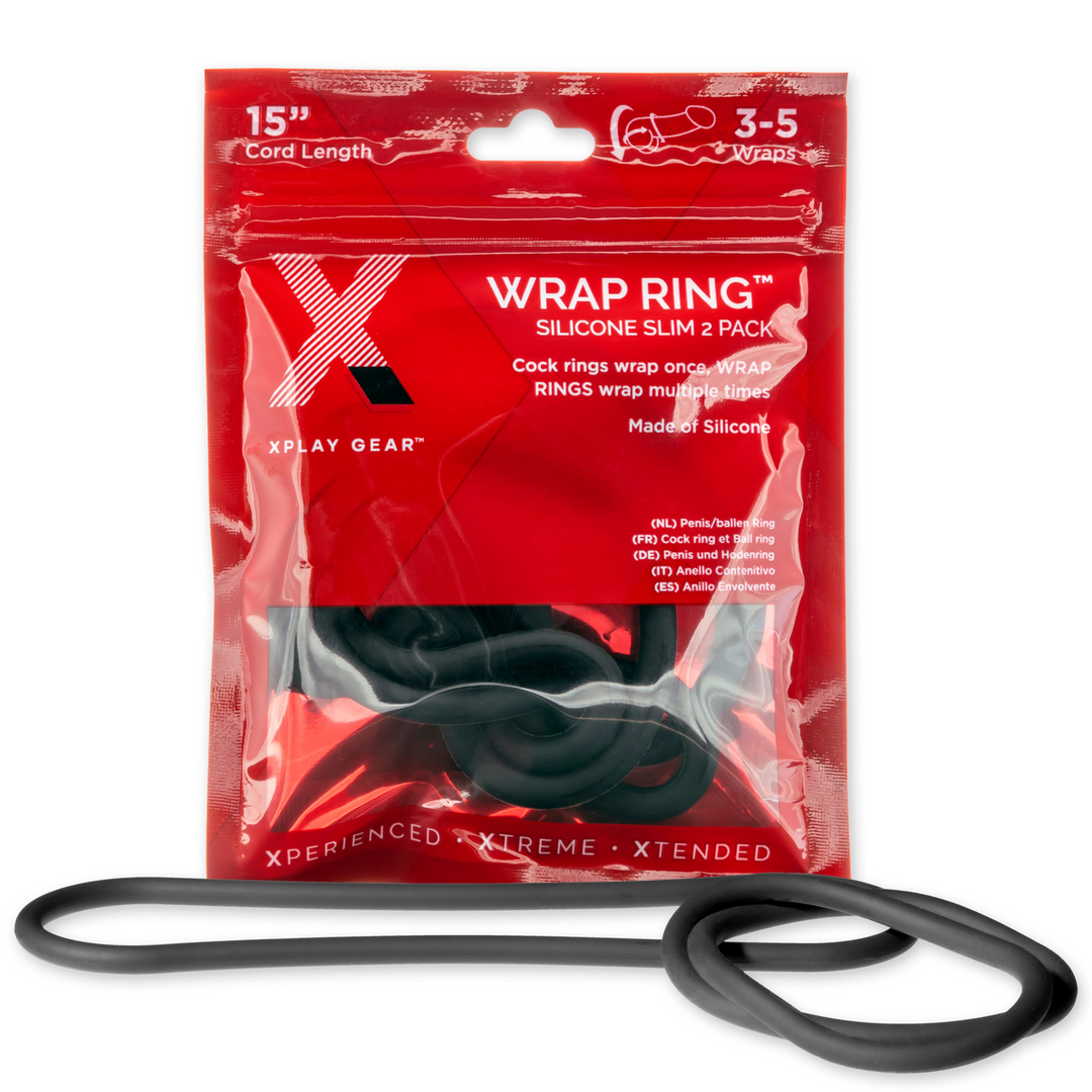 Silicone Slim Wrap Ring Cockring 15/38 cm – Komfort & Kontrolle