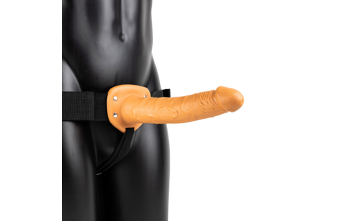 Hohl Strap-On 11 cm ohne Hoden – RealRock by Shots