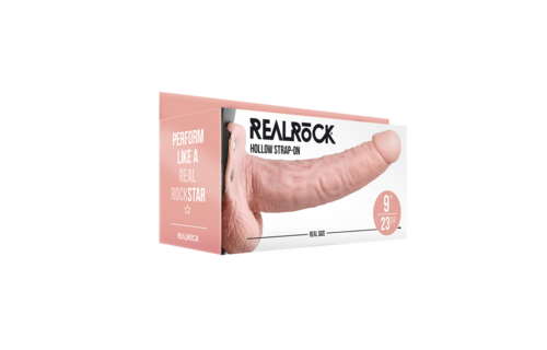 Holle Strap-On met Ballen 9 cm – Comfort & Kracht RealRock