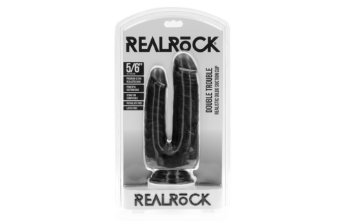 Double Trouble Dildo 15,2 cm Zwart – Realistisch & Stevig