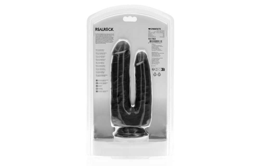Double Trouble Dildo 15,2 cm Schwarz – Realistisch & Fest
