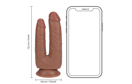 Dubbele Probleem Dildo 4,5 cm – Echt en Intens Genot