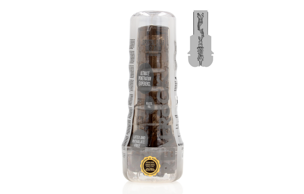 Easy Rider Pussy Masturbator Black - Realistic & Compact