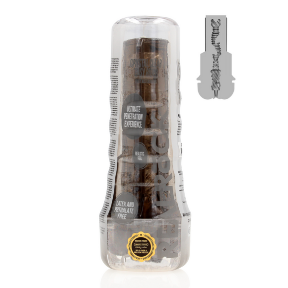 Easy Rider Pussy Masturbator Black - Realistic & Compact