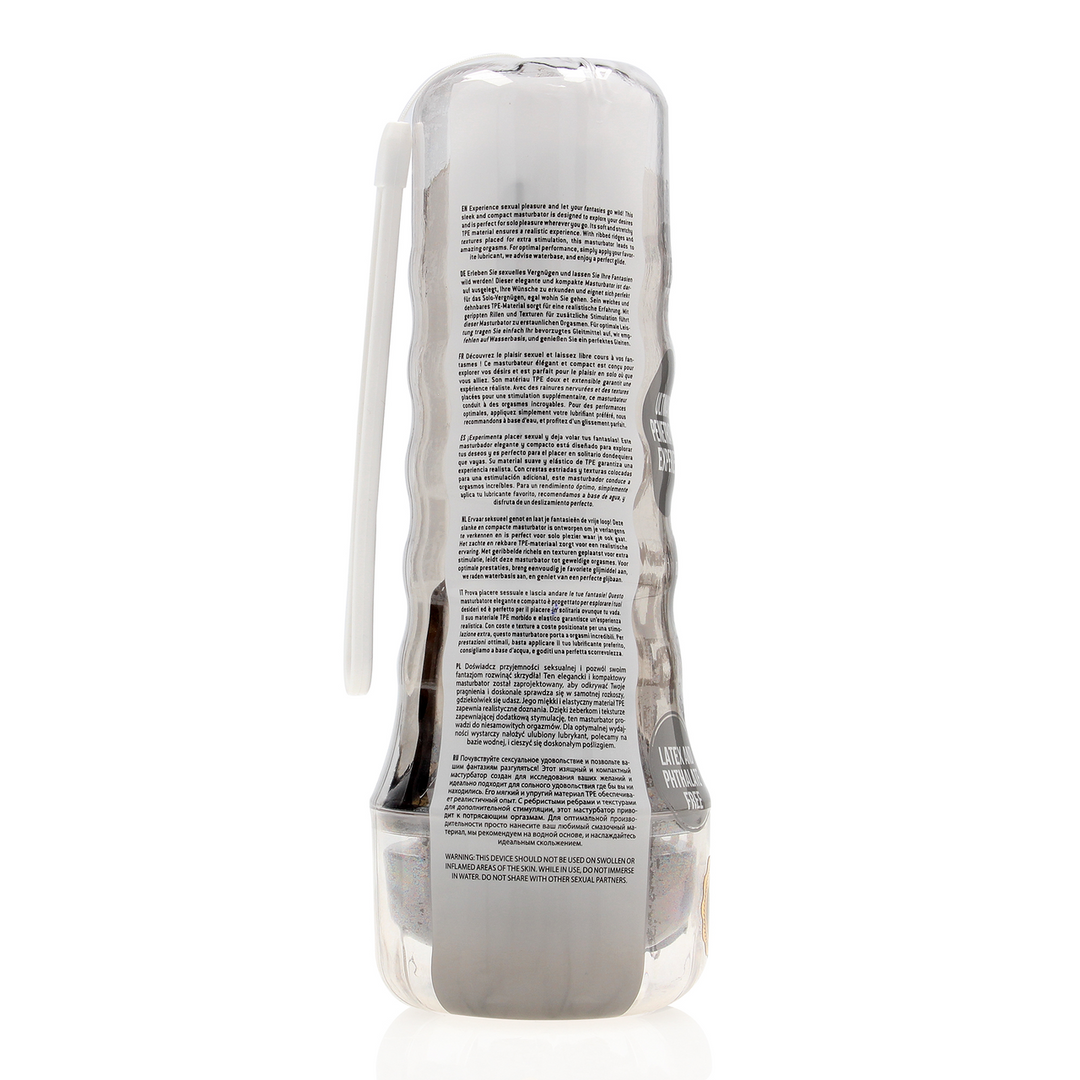 Easy Rider Pussy Masturbator Black - Realistic & Compact