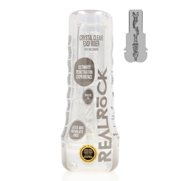 Easy Rider Transparent Masturbator – Intense Pleasure TPE