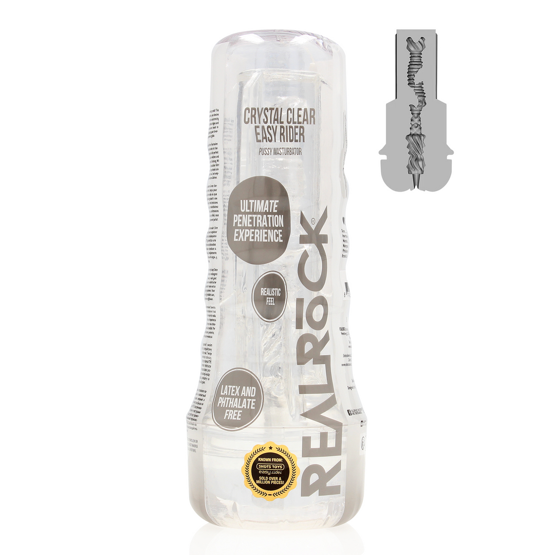 Easy Rider Transparenter Masturbator – Intensives Vergnügen TPE
