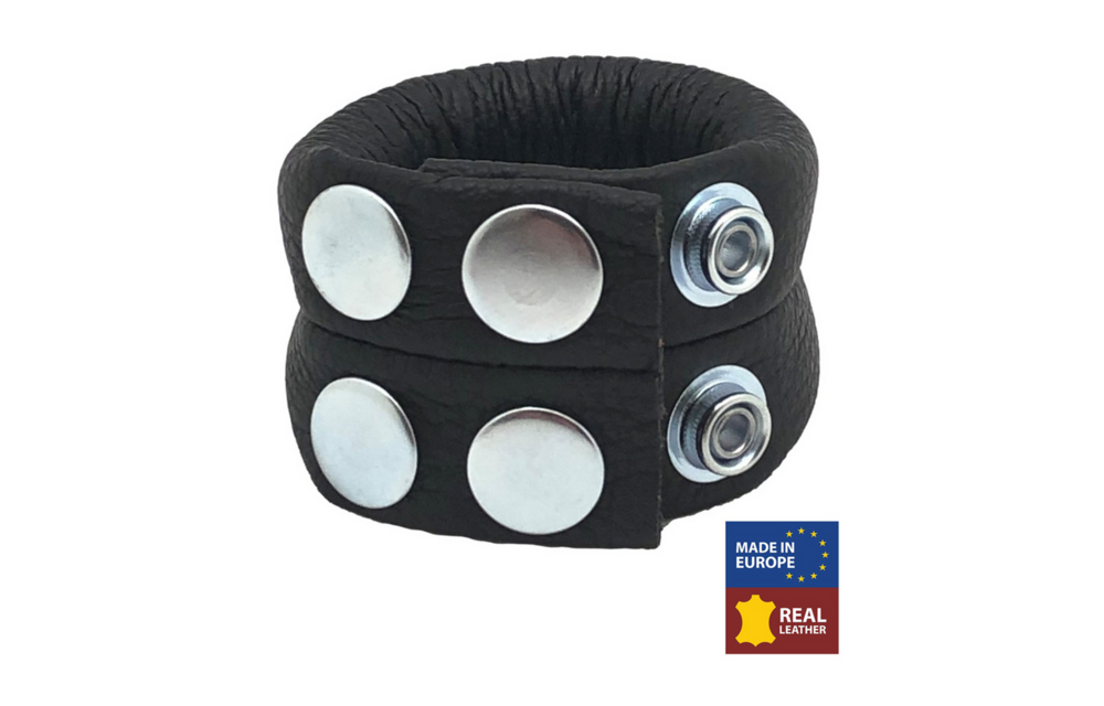 Verstelbare Leren Ballstretcher 140g Zwart - Comfort & Stijl