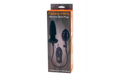 Fanny Hill Silikon-Analplug 9 cm mit Vibration & Pumpe