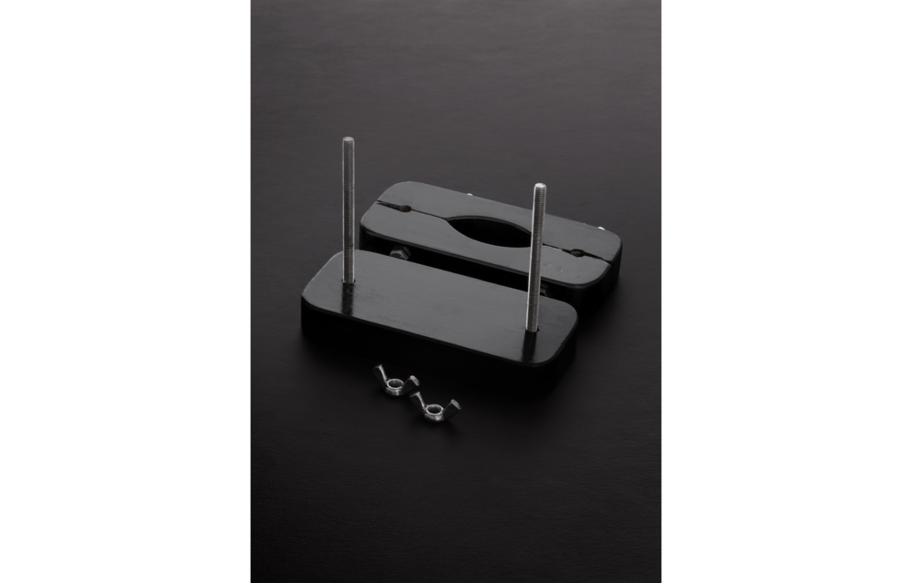 Ball Buster Testikelvice | Verstelbare Houten Klem voor Stimulatie