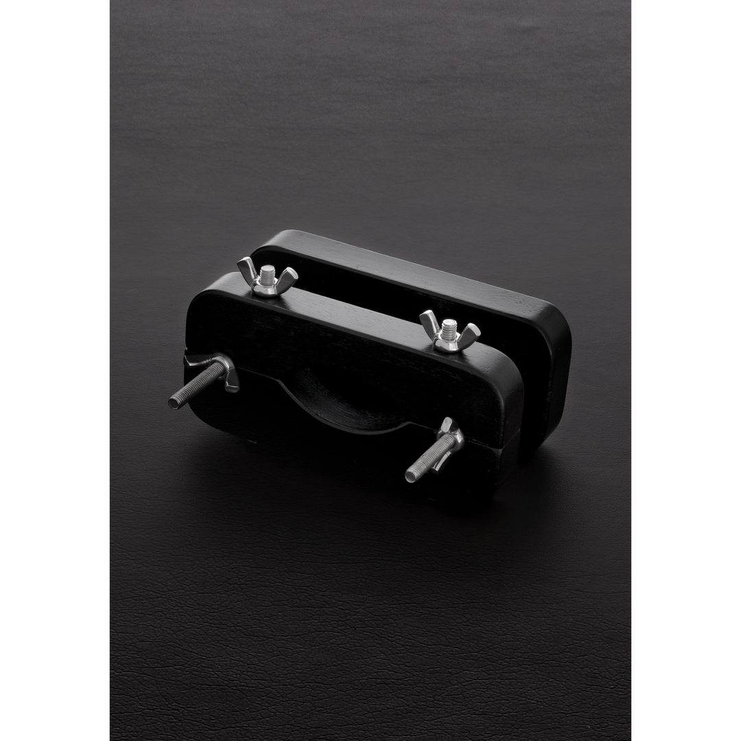 Ball Buster Testicle Vice | Adjustable Wooden Clamp for Stimulation