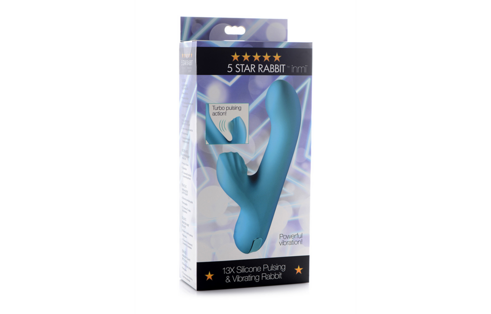 Silicone Pulsation and Vibration Rabbit 18 inch - XR Brands Safe