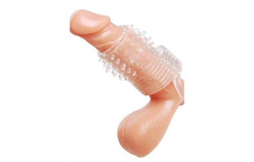 Vibrerende Textured Erectiesleeve voor Intenser Plezier