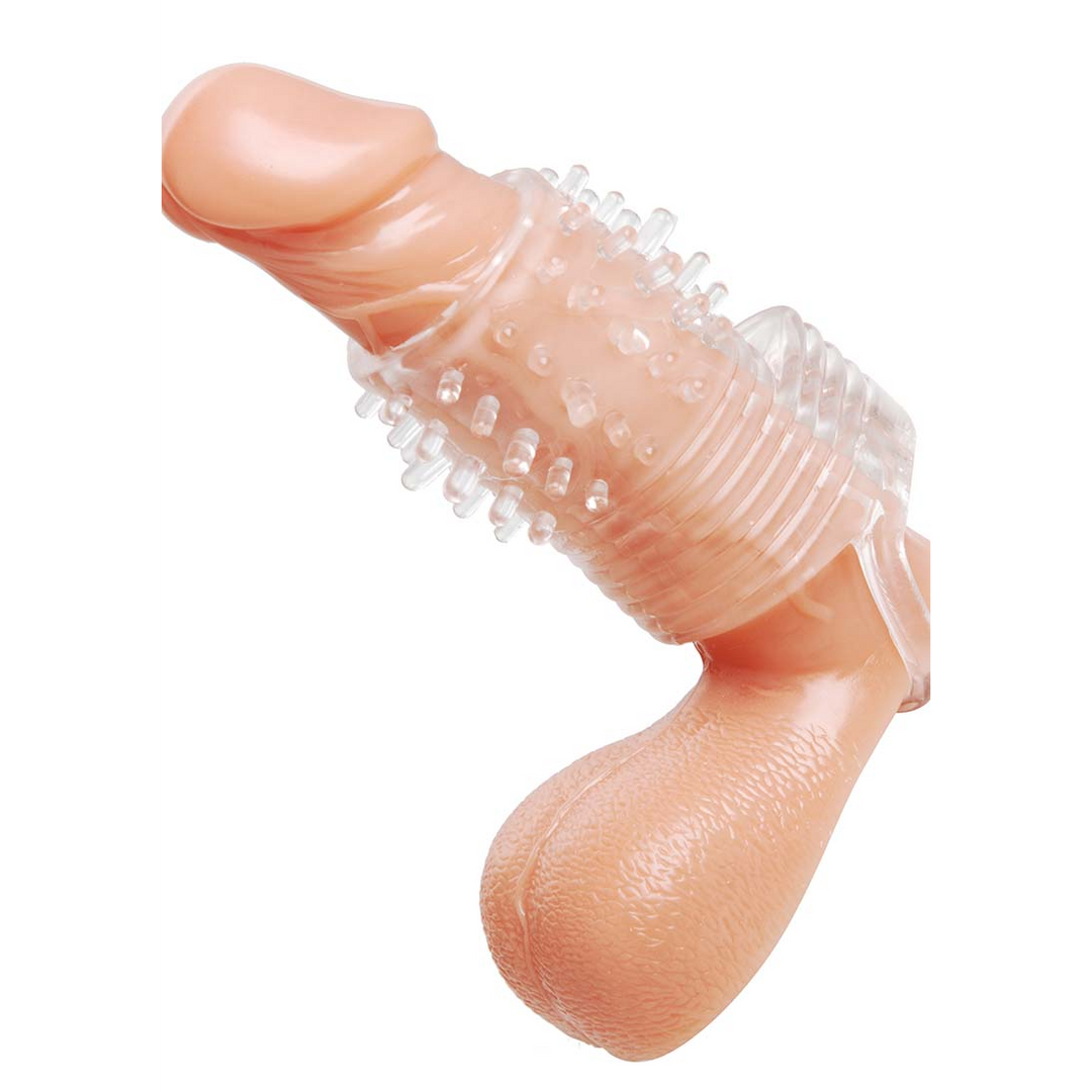 Vibrerende Textured Erectiesleeve voor Intenser Plezier