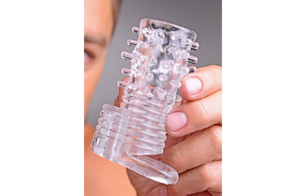 Vibrerende Textured Erectiesleeve voor Intenser Plezier