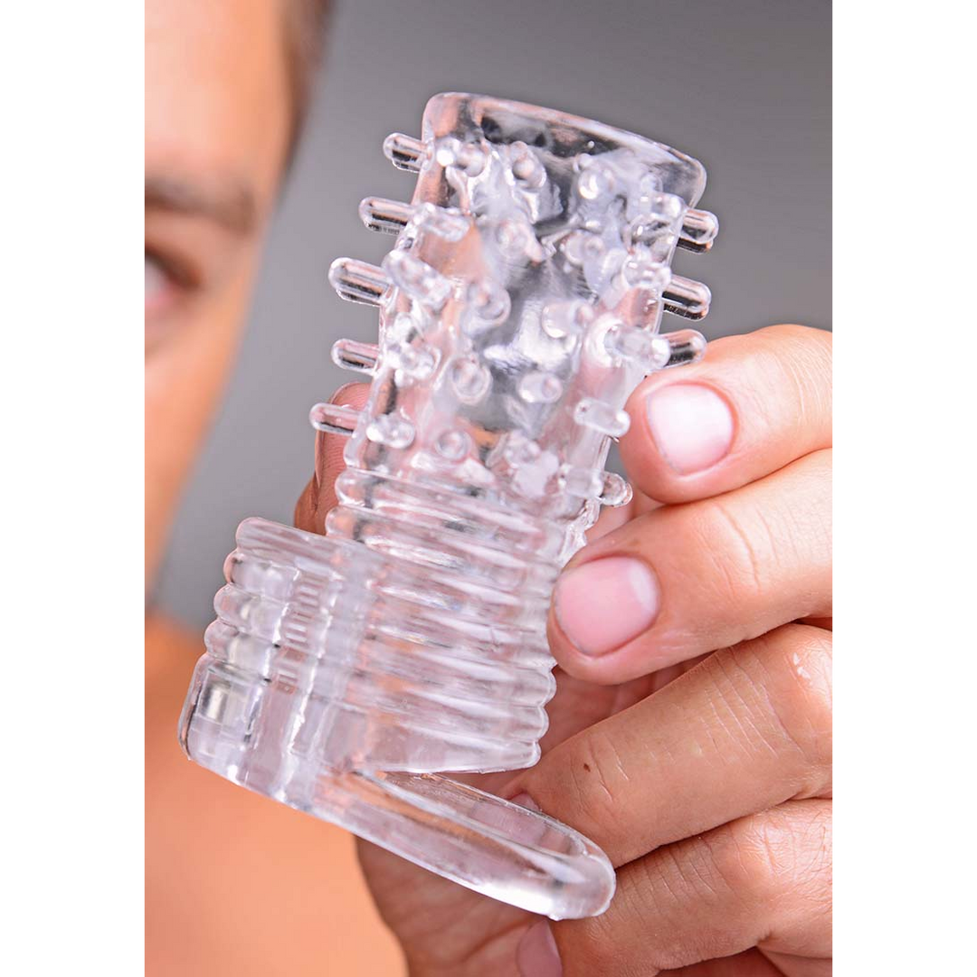 Vibrerende Textured Erectiesleeve voor Intenser Plezier