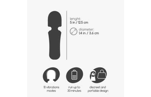 Wanda Mini-Stabmassagegerät | Leistungsstark, wiederaufladbar und kompakt