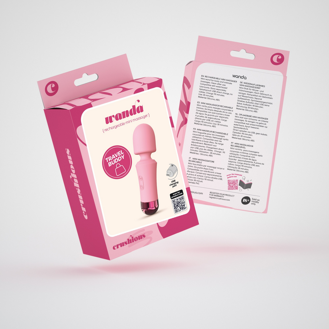 Wanda Mini Wandmassager Roze - Krachtig & Oplaadbaar