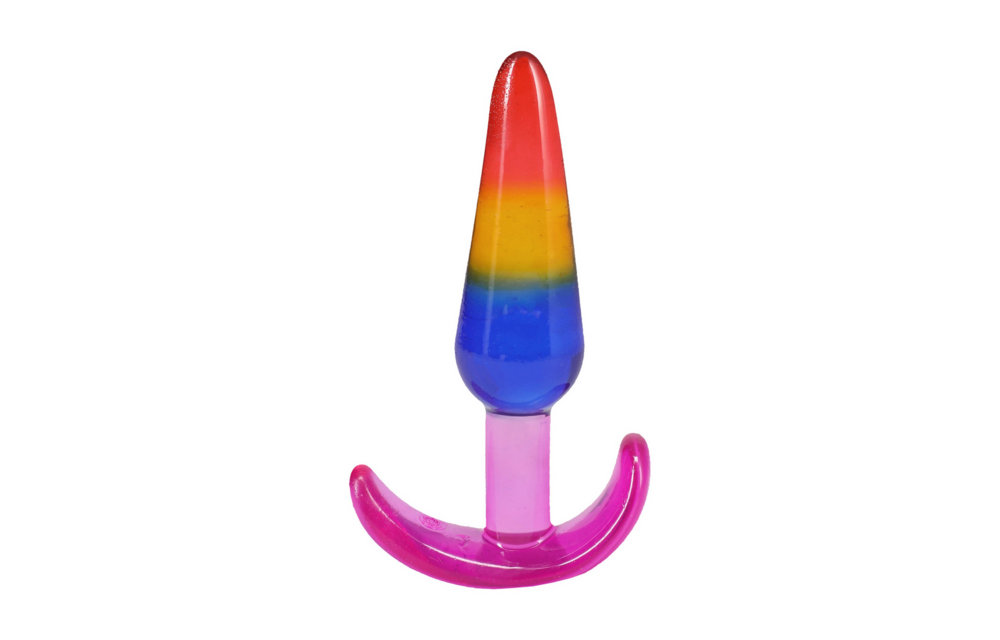 Anal Trainer Set Rainbow 9.9 cm | S/M/L Crystal Jellies
