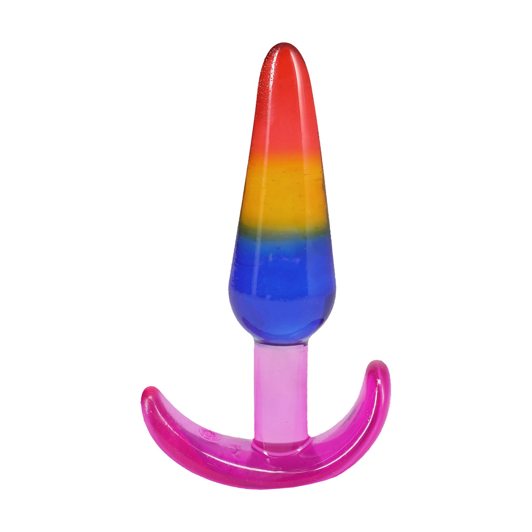Anal Trainer Set Rainbow 9.9 cm | S/M/L Crystal Jellies