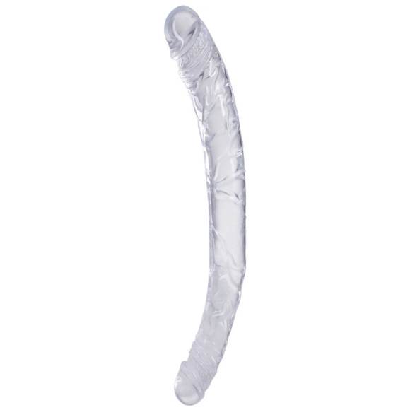 Double Dildo 3.7 cm - Crystal Clear & Safe Pleasure