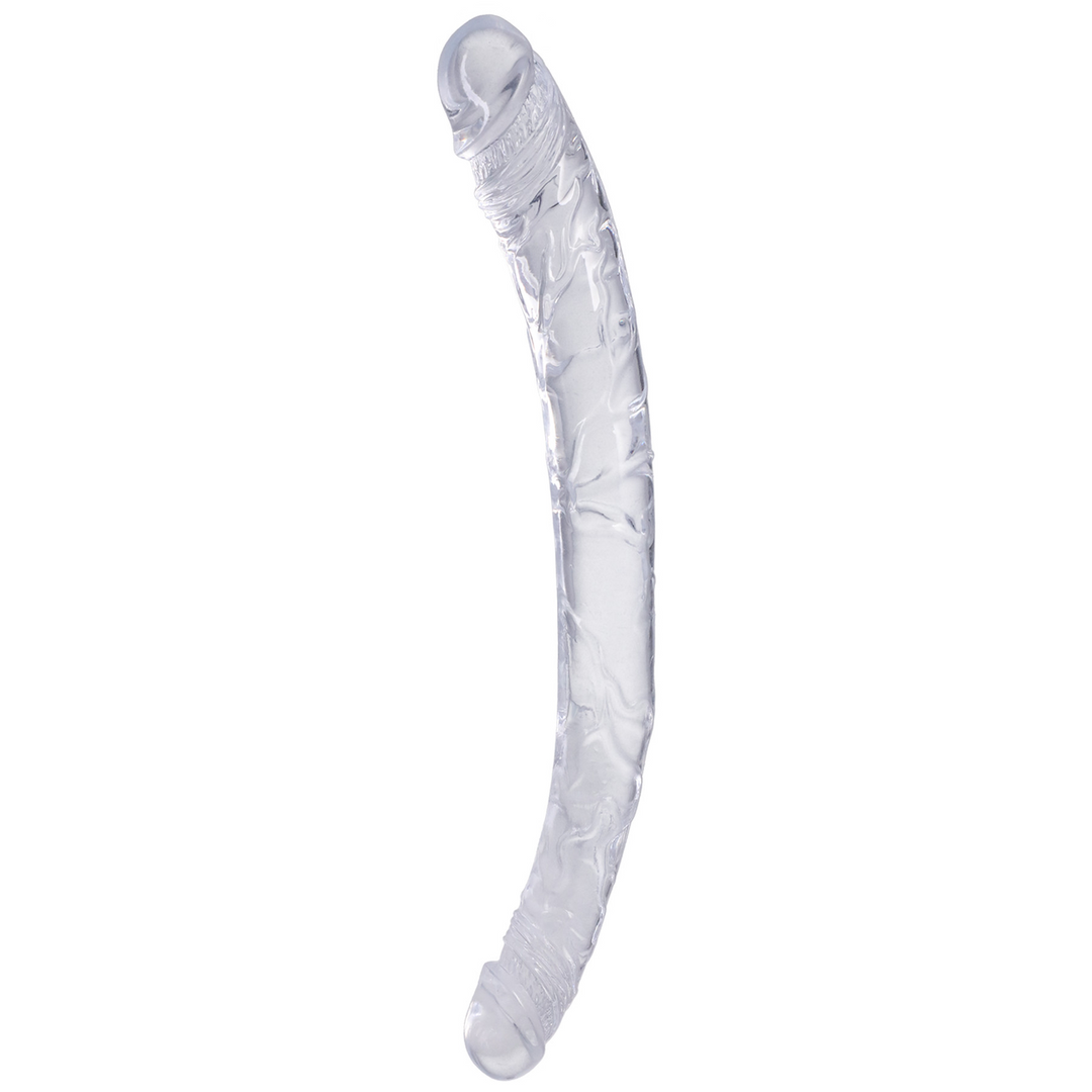Double Dildo 3.7 cm - Crystal Clear & Safe Pleasure