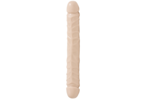 Jr. Veined Double Header 30 cm – Dildo mit doppelten Enden aus PVC