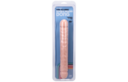 Jr. Veined Double Header 30 cm - Dildo Dubbele Einden PVC