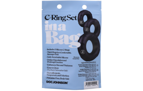 C-Ring Set Silikon-Cockring – Verbessern Sie Erektion und Lust