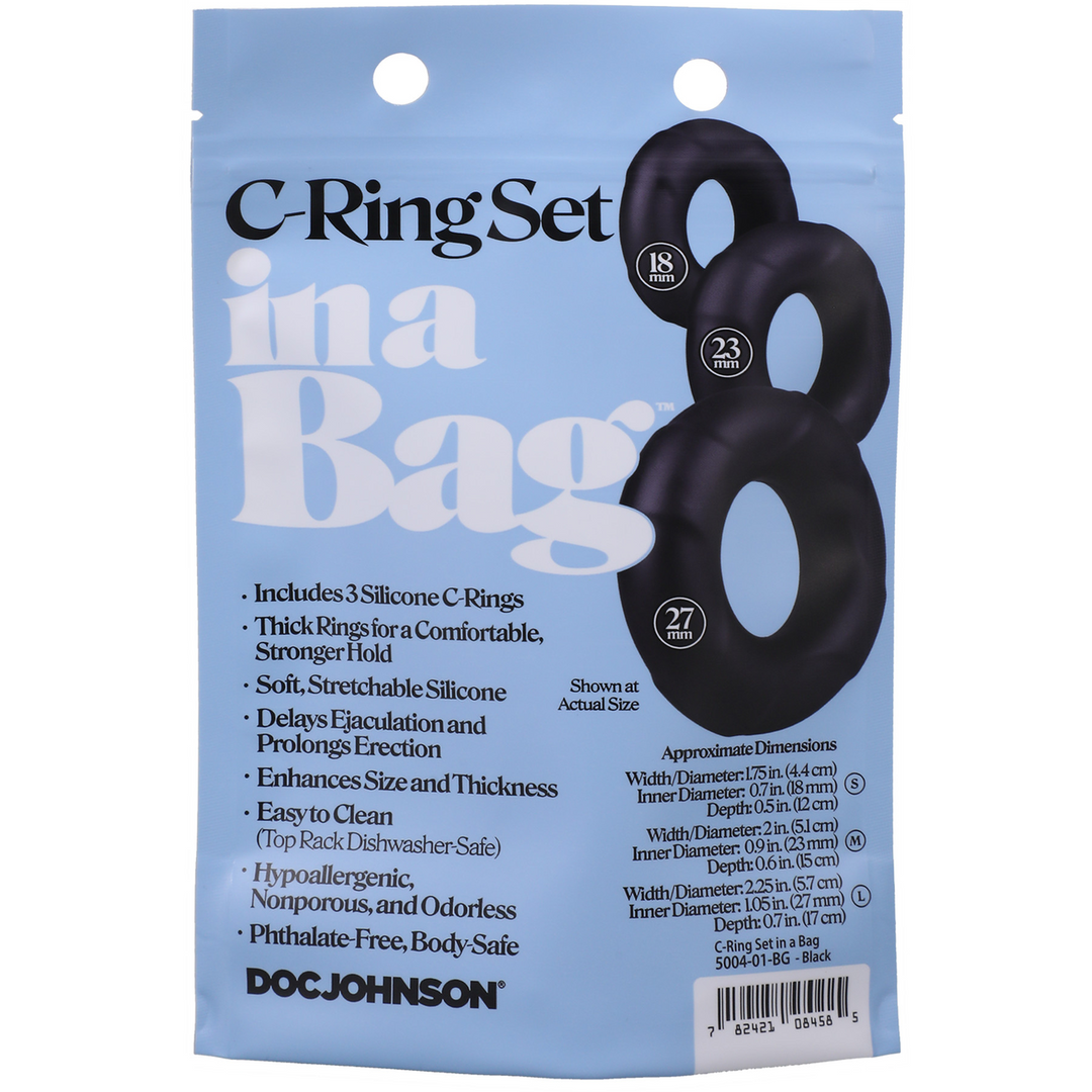 C-Ring Set Siliconen Cockring - Verbeter Erectie en Plezier