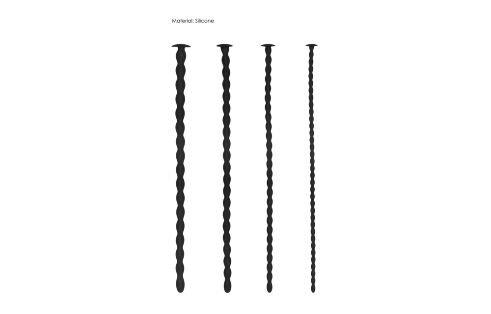 Silikon-Spiralschrauben-Plug-Set Fortgeschritten | Sicheres urethrales Vergnügen