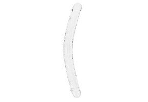 Realistischer Doppeldildo 45 x 4,4 cm – Ultimatives Vergnügen Crystal Clear