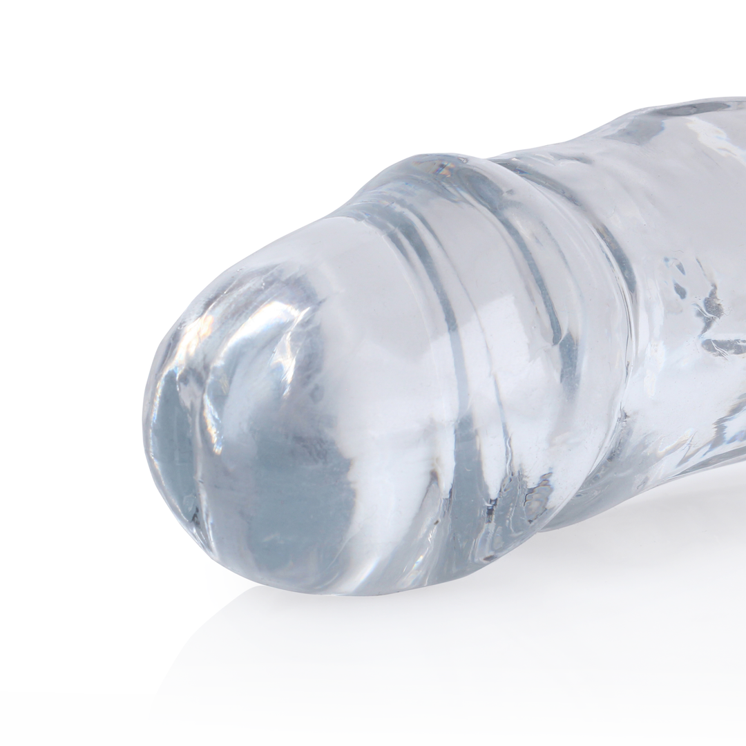Realistische Dubbele Dildo 45x4,4 cm – Ultiem Genot Crystal Clear