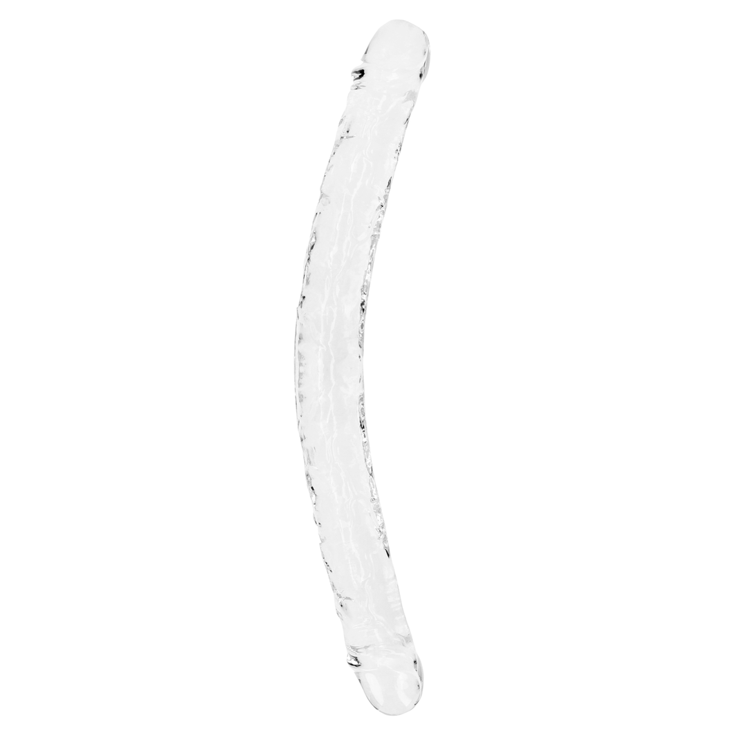 Realistic Double Dildo 45x4.4 cm – Ultimate Pleasure Crystal Clear