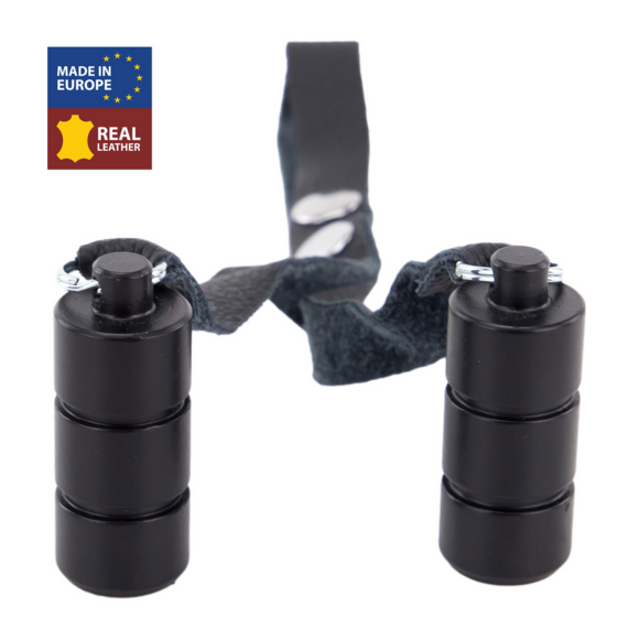 Leather Ball Stretcher Weights 2x100g Black | Top Quality