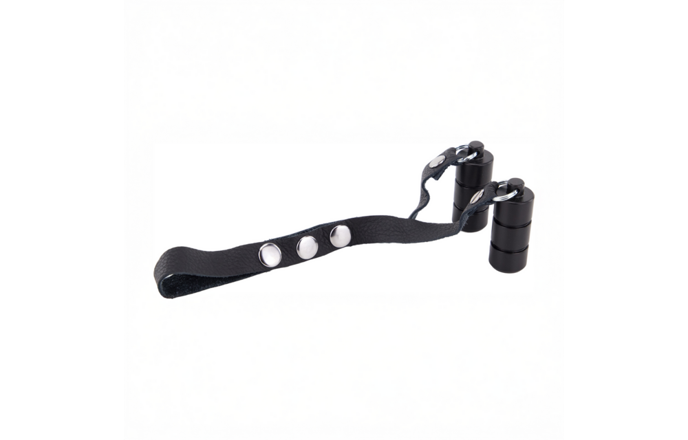 Leather Ballstretcher Weights 2 x 100 gr - Black