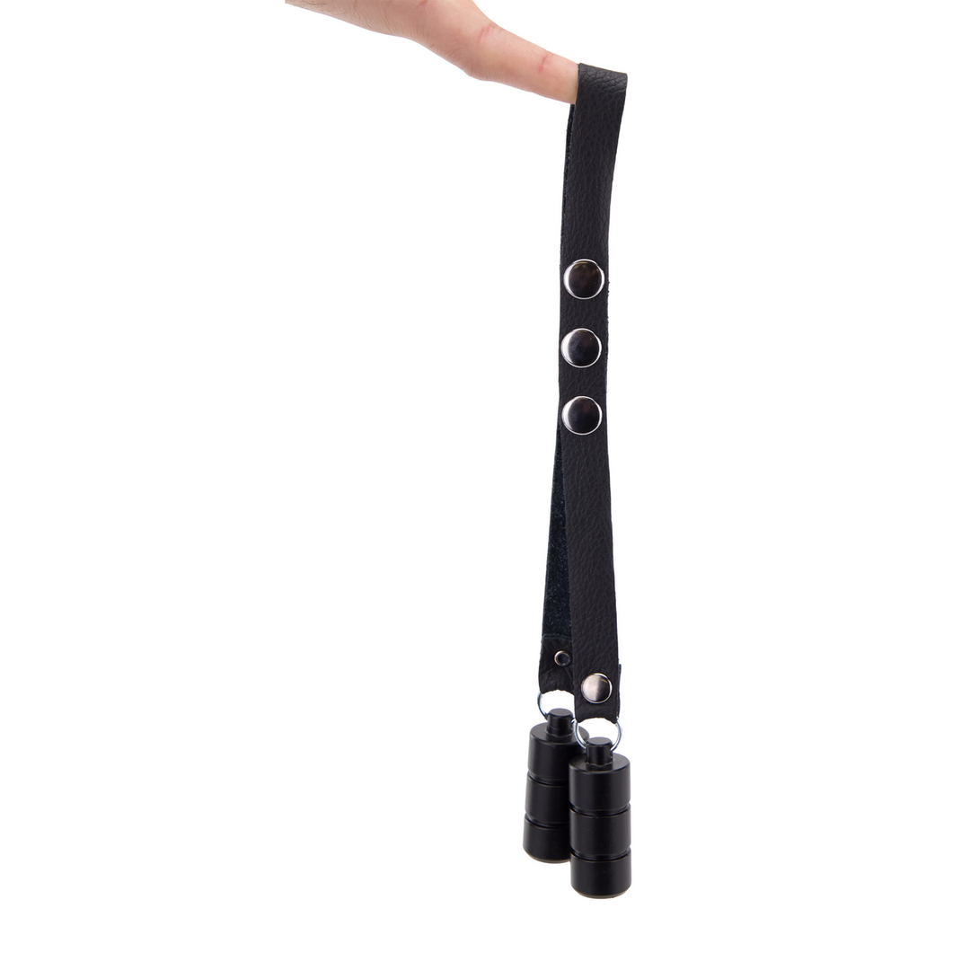 Leder Ballstrecker Gewichte 2 x 100 g - Schwarz