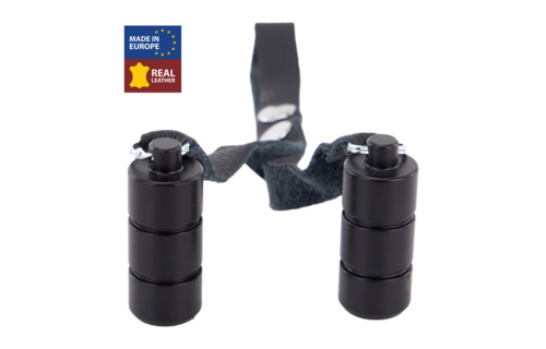 Leder Ballstrecker Gewichte 2 x 100 g - Schwarz