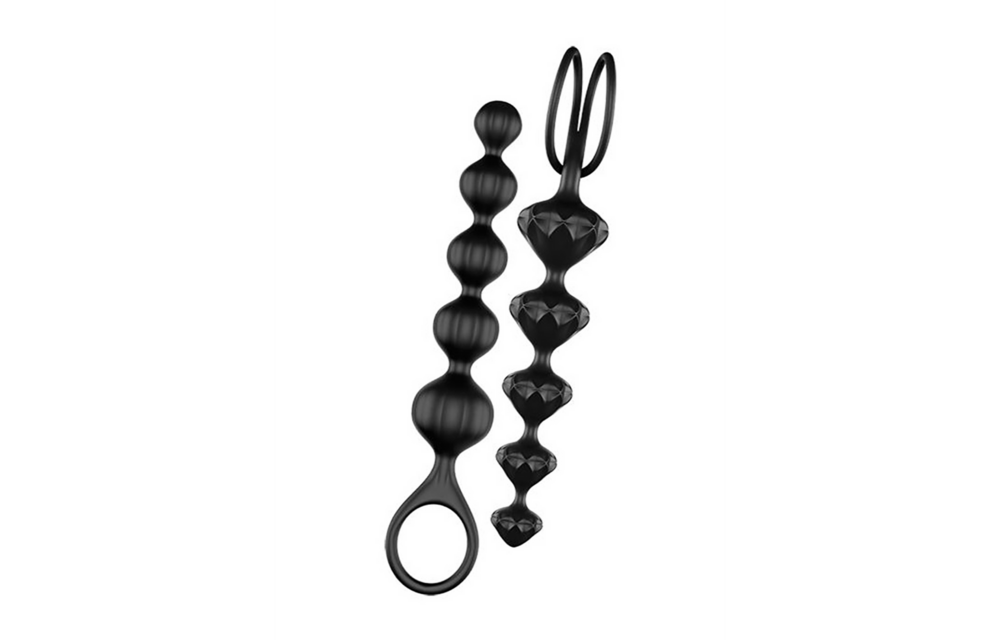 Love Beads Schwarz 2,5 cm – Analkugeln Satisfyer Silicone