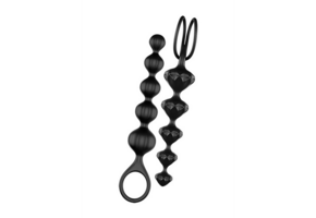 Love Beads Black 2.5 cm - Anal Beads Satisfyer Silicone